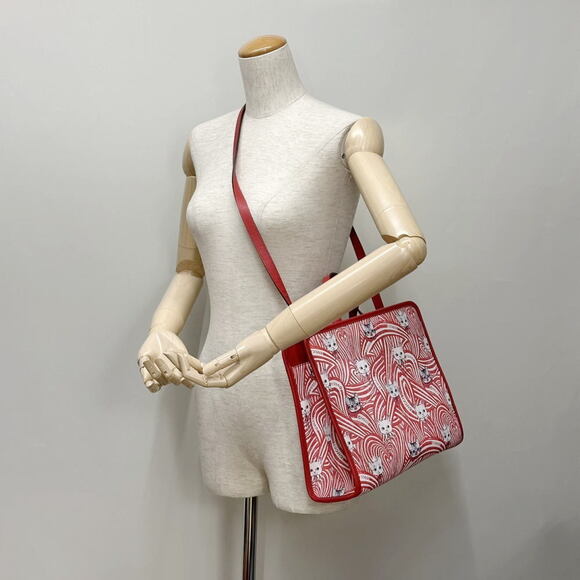 Gucci Bag by Yuko Higuchi Leather Cat Red White - Picture 3 of 7